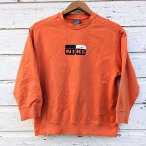 Vintage Y2K Kid's Nike Sweatshirt - Orange